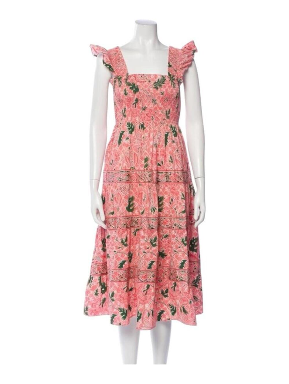 Hill House Home Pink Floral Ellie Nap Dress in size M. - Picture 6 of 9